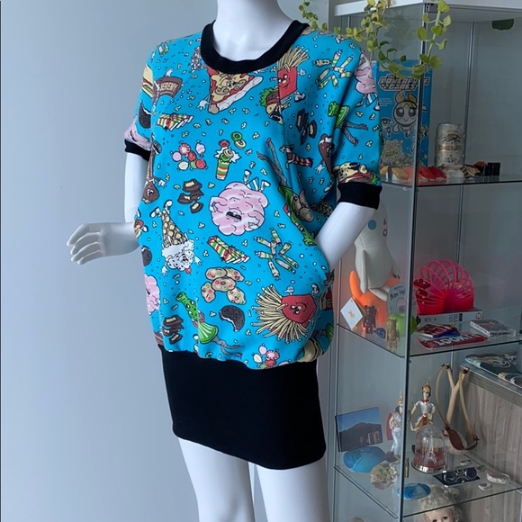 Jeremy Scott food fight sweat dress